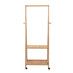 Artiss Clothes Rack Airer Coat Stand 165x59cm Wheels
