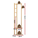 Artiss Clothes Rack Airer Coat Stand Bamboo