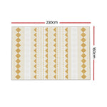 Artiss Rug 160x230cm Area Rug Washable Mat Large Carpet Soft Short Pile Ella