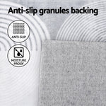 Artiss Rug 160x230cm Area Rug Washable Mat Large Carpet Faux Rabbit Fur Cyril