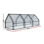 Green Fingers Greenhouse 2.7x0.9x0.9M Mini Green House Raised Garden Bed Planter Box