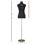 Embellir Female Mannequin Dummy Model Dressmaker Clothes Display Torso Tailor BK