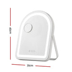 Embellir Makeup Mirror 35x45cm Dressing Vanity LED Stripe Light with 5x Magnification Rotation White Arch
