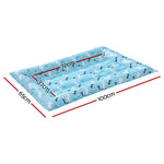 i.Pet Pet Cooling Mat Gel Dog Cat Self-cool Puppy Pad Large Bed Summer Blue