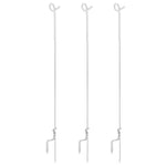 Giantz 20x Electric Fence Pigtail Posts Steel Tape Fencing