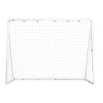 Everfit 8FT Soccer Football Goal Net UPVC Frame with PE Mesh Weatherproof Portable Goals for Backyard Training Competitive Play