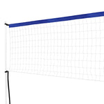 Everfit 6M Portable Volleyball Net Set Adjustable Height Multi-Sport Net with Ball and Bag