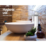 Cefito Bathroom Basin Mixer Tap Thin Tall Faucet Vanity Laundry Silver