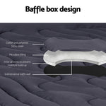 Giselle Bedding Mattress Topper Pillowtop 3-Zone King Single