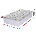 Giselle Mattress Topper 11cm Pillowtop toppers Bamboo Single
