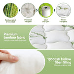 Giselle Mattress Topper 11cm Pillowtop toppers Bamboo Single