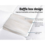 Giselle Bedding Mattress Topper Pillowtop Bamboo Queen