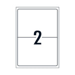 AVERY Laser Label L7168 2Up Pack of 100