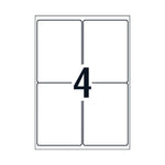 AVERY Laser Label L7069 4Up Pack of 25