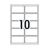 AVERY LaserLabel Rct L7148 10Up Pack of 100