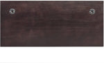 Wood Entryway Coat Rack with 2 Leather Tray(Brown)