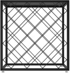 Freestanding Metal Wine Rack for 25 Bottles