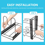CARLA HOME Adjustable 8-Tier Pan Rack Pot Organizer for Kitchen Cabinet
