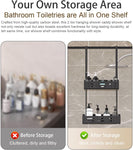 CARLA HOME Over the Door 2-tier Shower Caddy Organizer Shelf with Hooks for Bathroom