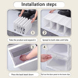 CARLA HOME 3-Tier Stackable Shoe Storage Box Organizer with Clear Door for Closet, Entryway or Cabinet
