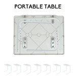 Adjustable Foldable Laptop Table Tray Steel MDF