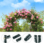Metal Garden Arch Trellis Iron Plant Support Outdoor Climbing