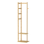 Bamboo Coat & Hat Rack Stand Shoe Shelf Thicken Wooden Hanger