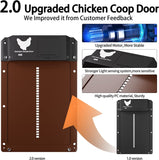 Automatic Chicken Coop Door Opener Solar Timer Sensor LCD AU