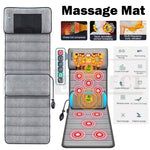 Electric Full Body Massage Mat 10 Motors Heated 45cm Width