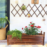 Medium Raised Garden Bed 60x30x33cm Wooden Planter Box