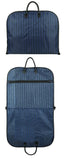 Blue Men Suit Garment Bag Zippered Dustproof Travel Organizer