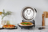 12-inch Pizza Oven with Thermal Control, Timer, & Viewing Window