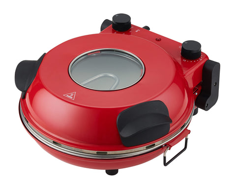 12-inch Pizza Oven with Thermal Control, Timer, & Viewing Window