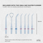 Water Jet Dental Flosser 600ml Black - Electric Oral Pressure Tooth Irrigator