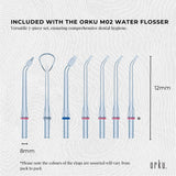 Water Jet Dental Flosser 600ml Black - Electric Oral Pressure Tooth Irrigator