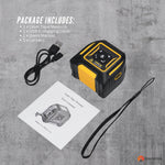 Tooleroo 40m Digital Laser Tape Measure + 5m Steel Tape – 3-in-1 Cross Marking