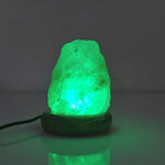 USB Colour Changing Salt Himalayan Lamp - Natural Shape Pink Rock LED Light