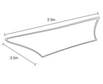 Wallaroo Square Shade Sail 2.5 x 2.5m - Sand