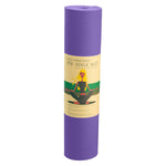 Powertrain Eco-friendly Dual Layer 6mm Yoga Mat | Dark Lavender | Non-slip Surface And Carry Strap For Ultimate Comfort And Portability