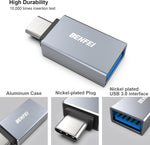 BENFEI USB C to USB 3.0 Adapter, USB C to A Male to Female Adapte