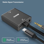 BENFEI HDMI to VGA, Uni-Directional HDMI Computer to VGA Monitor  Adapter (Female to Male) with 3.5mm Audio Jack