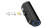 CHOETECH B660-BK 3000mAh Mini Power Bank with 3 Magnetic Connectors (Black)