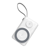 CHOETECH B696-WH 20000mAh 22.5W USB-A + USB-C x 2 + MagLeap Wireless Charge Power Bank White