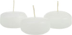 10 Pack of 8cm Ivory Wax Floating Candles - wedding party home event decoration