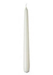 50 bulk buy pack white wax 20cm taper church house vigil candleabra candle 2CM WIDE