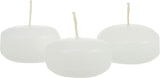 50 Pack of 6 Hour White Floating Candles - 5.8cm diameter - wedding party decoration