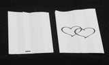 200 Pack Wedding Cake Bags Greaseproof Wax Paper Slice Take Home Favour Large Heart