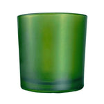 10 Pack Green Frosted Glass Votive Candle Holders Table Centreoieces  Xmas Wedding Anniversary Event Recption Party Function or Home Decor