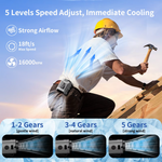 10000mAh Portable Outdoor Waist Fan