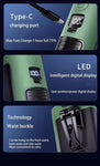 10000mAh Portable Outdoor Waist Fan Hanging Neck Strong Wind with Power Bank